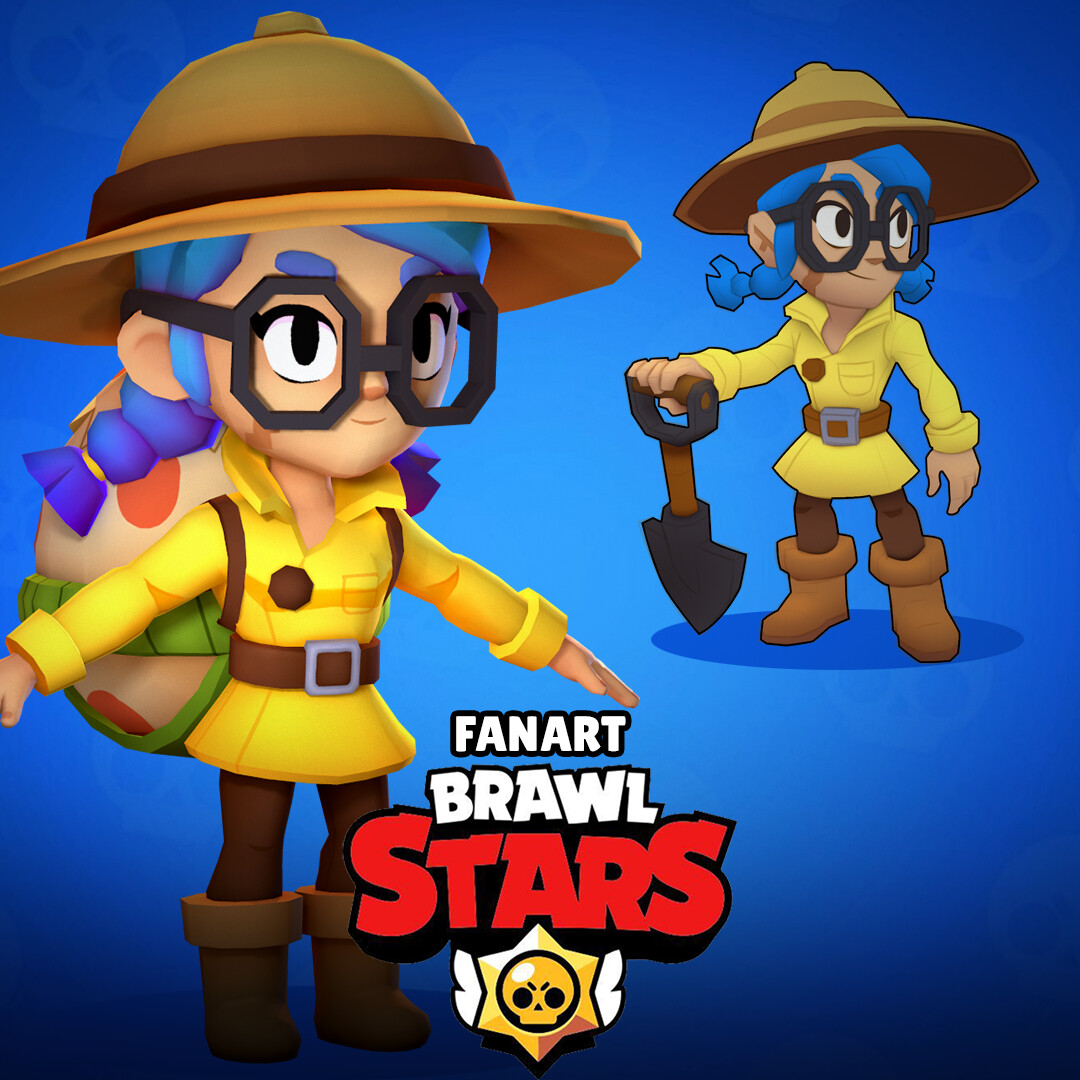 ArtStation - BRAWL STARS Fanart - Indy