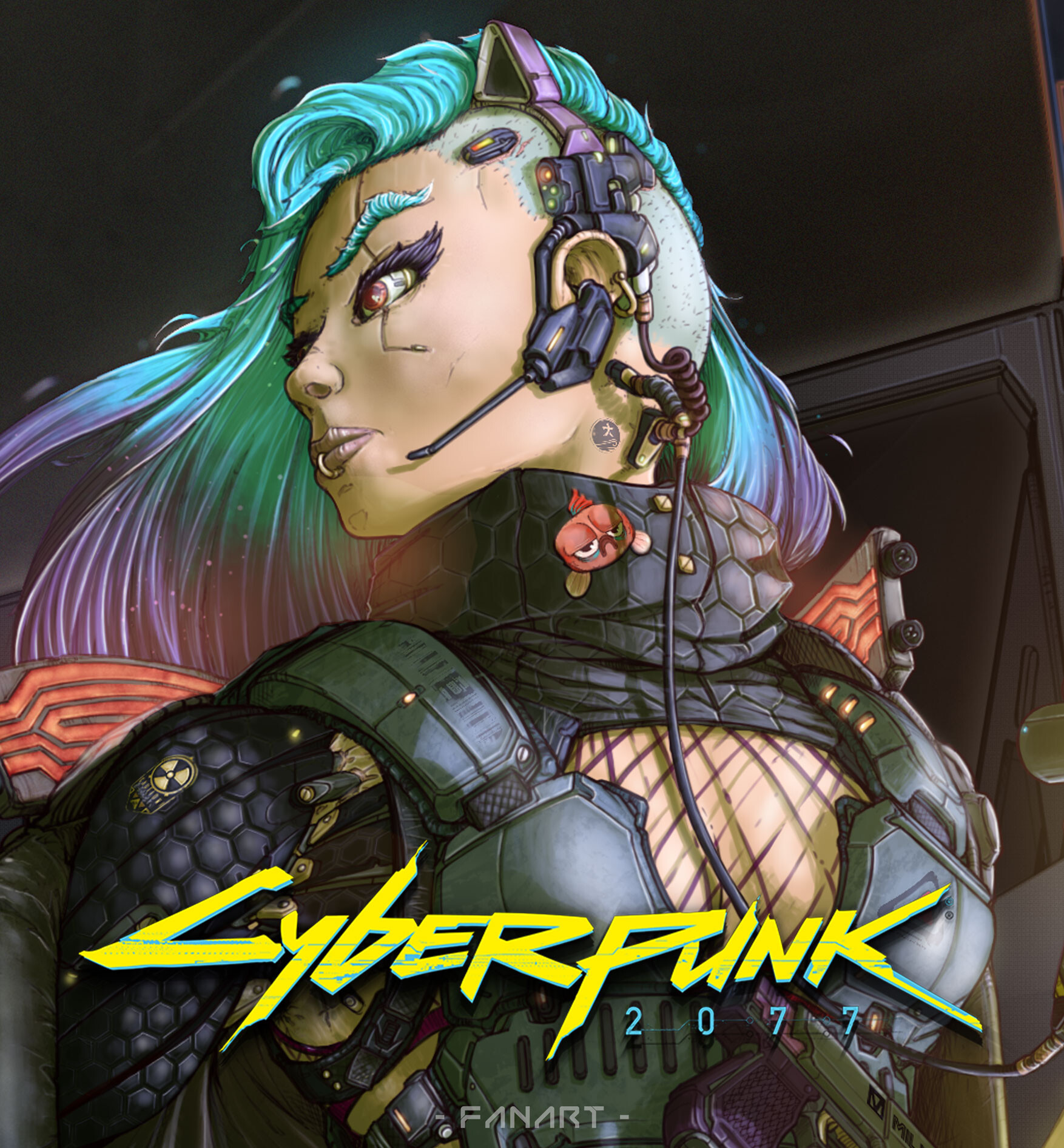 ArtStation   CYBERPUNK 2077 NETRUNNER GIRL FANART