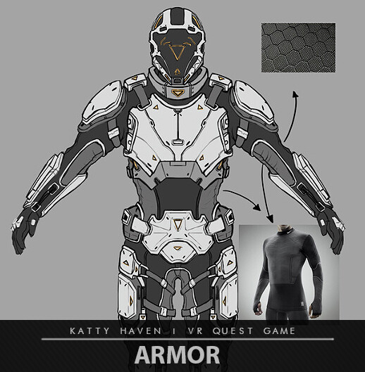 ArtStation Costume concepts for Time machine VR Quest