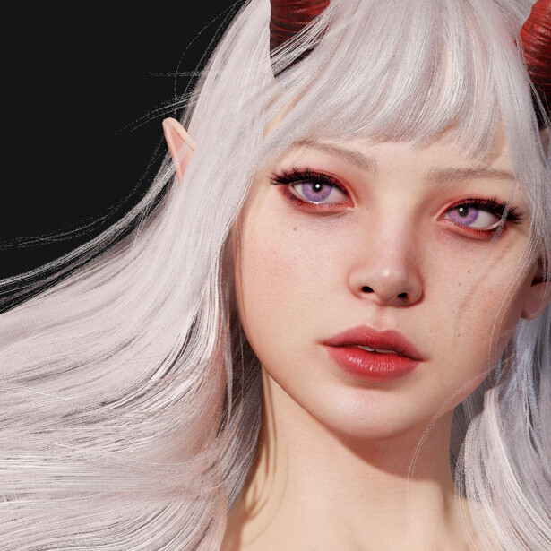 ArtStation - Oni Face Test WIP