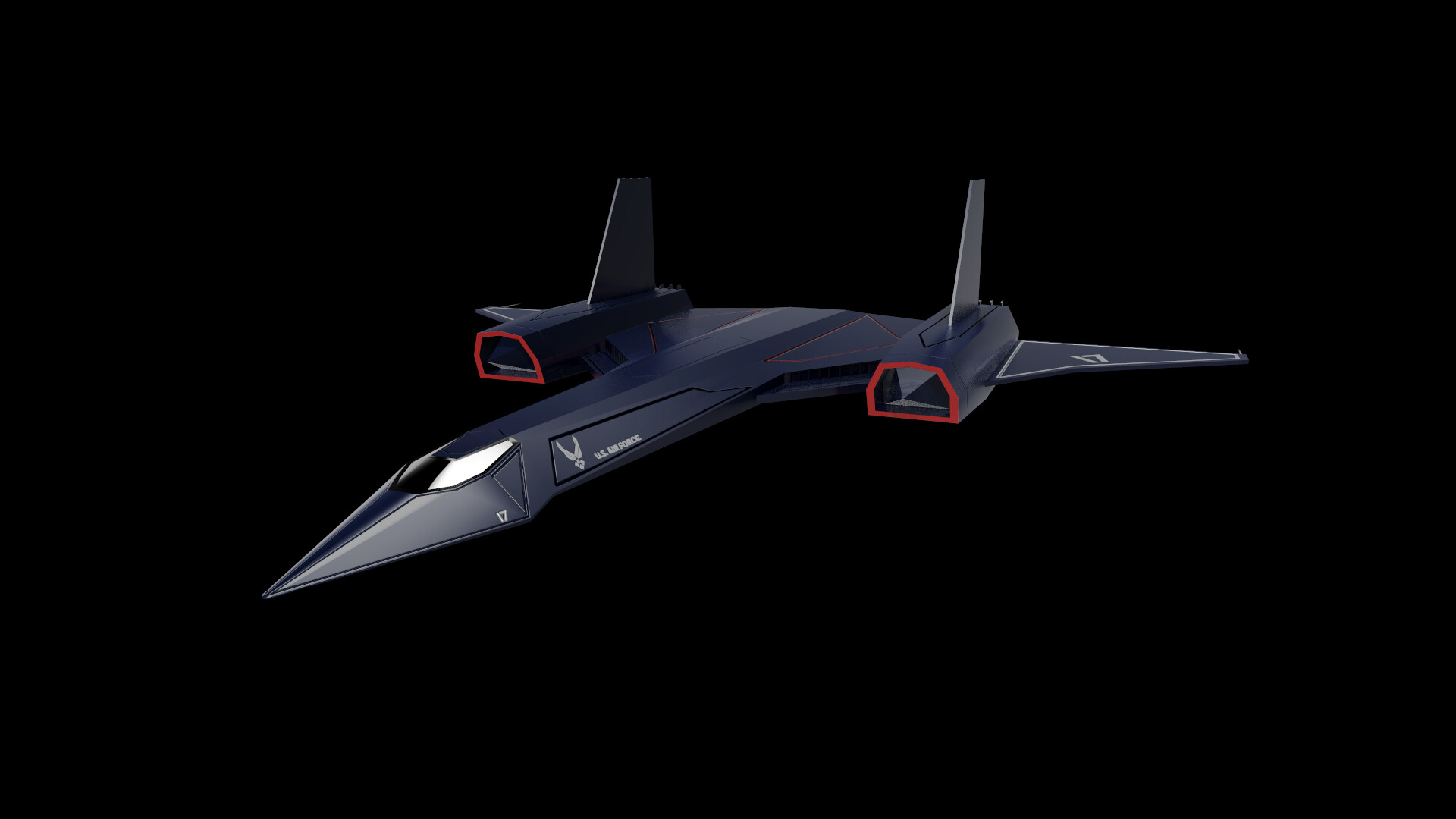 ArtStation - Alternative SR-71 Aircraft Concept