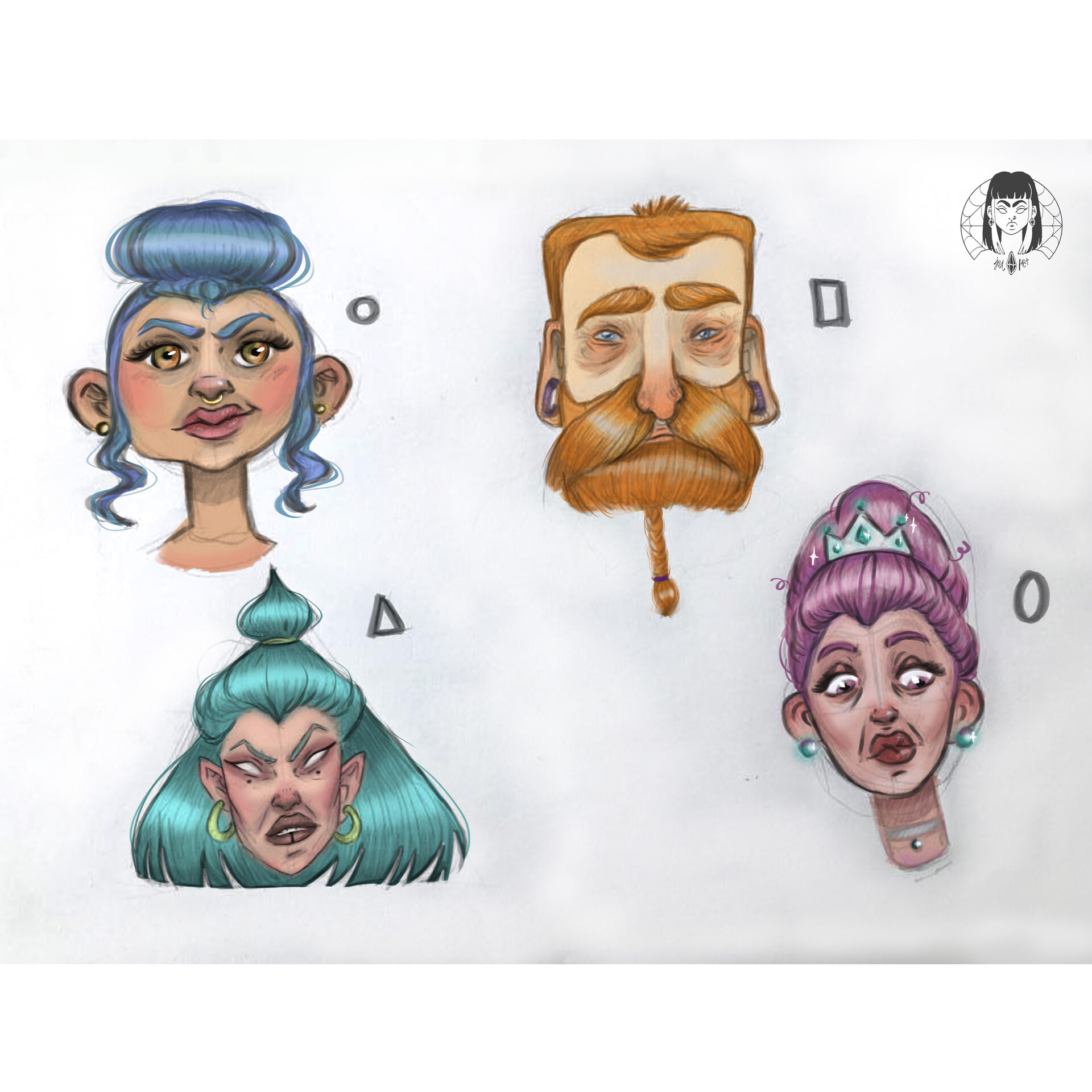 ArtStation - Creating Characters from Geometric Shapes