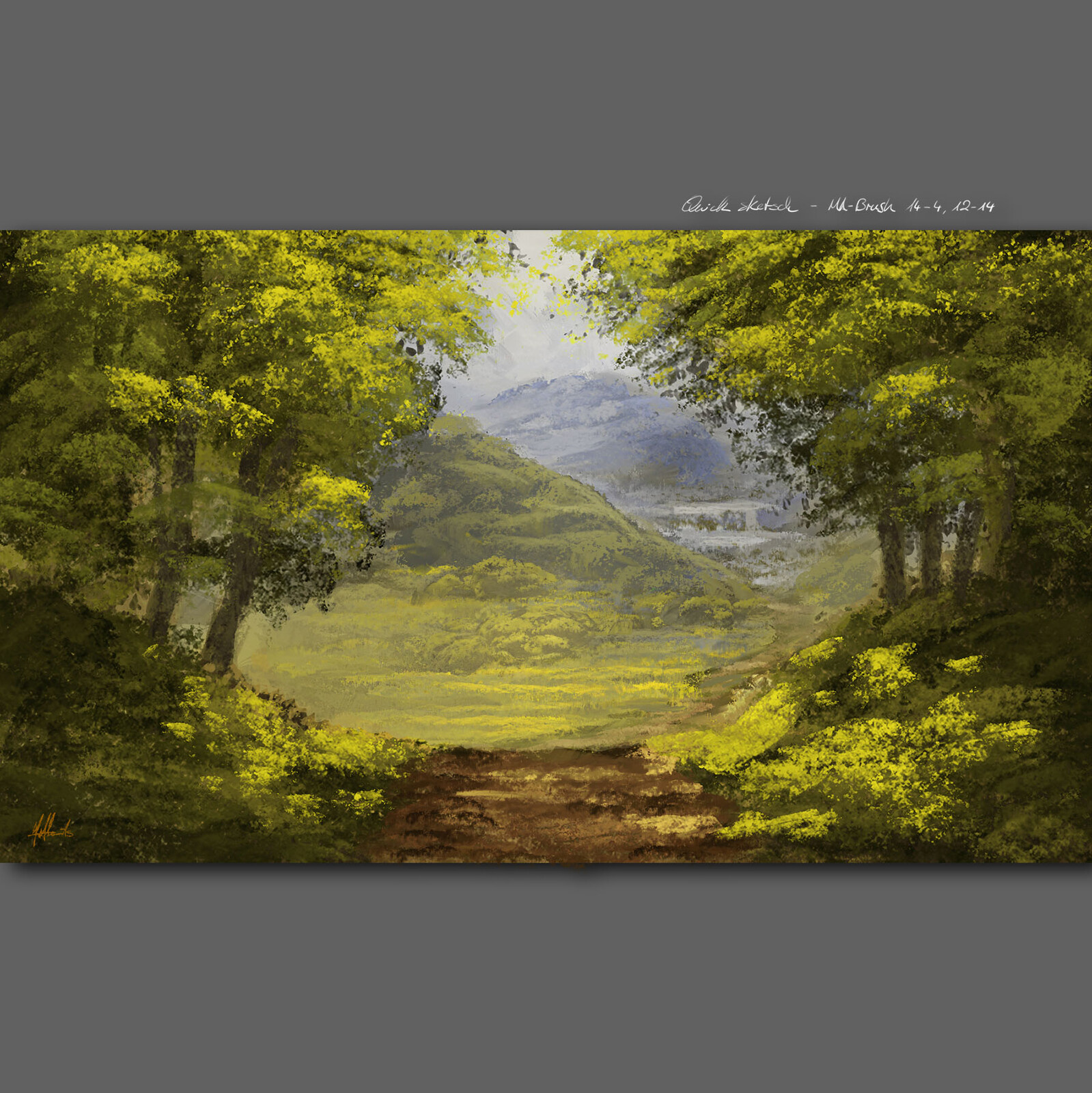 Digital Painting Step by Step - Progress Tutorial Images