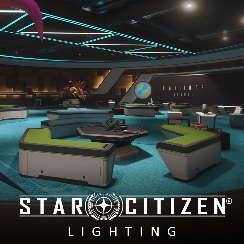ArtStation - Star Citizen: New Babbage Plaza - Lighting