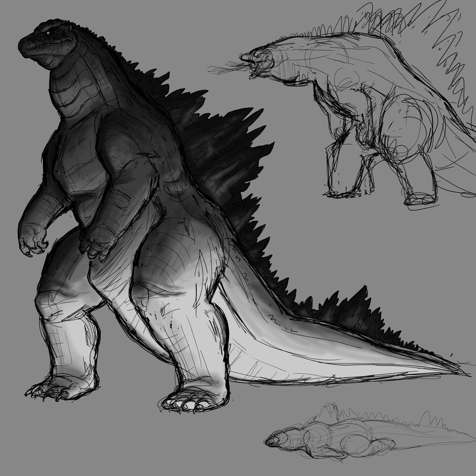 ArtStation - Godzilla redesign