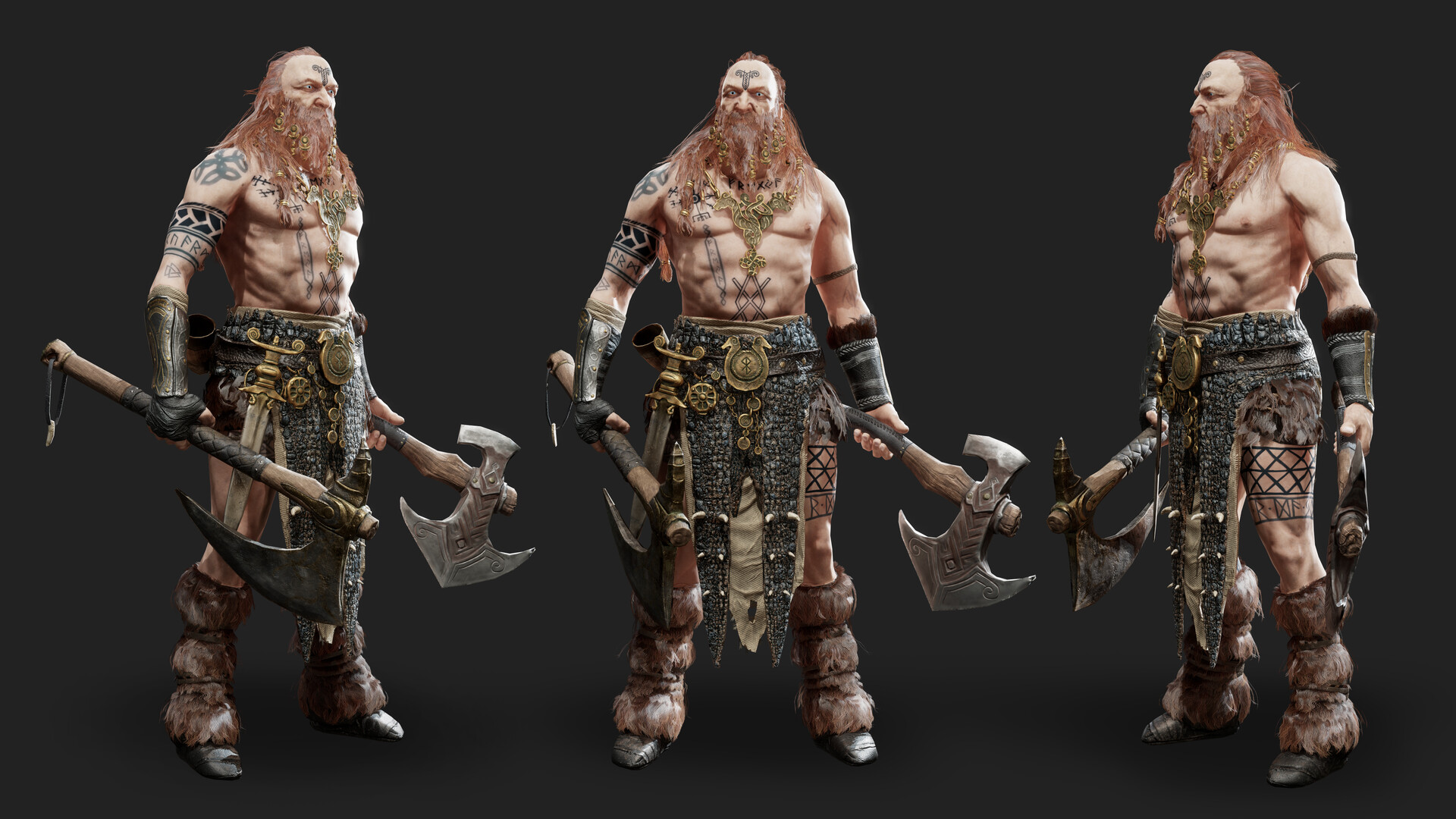 Artstation - Celtic Warrior Real-time