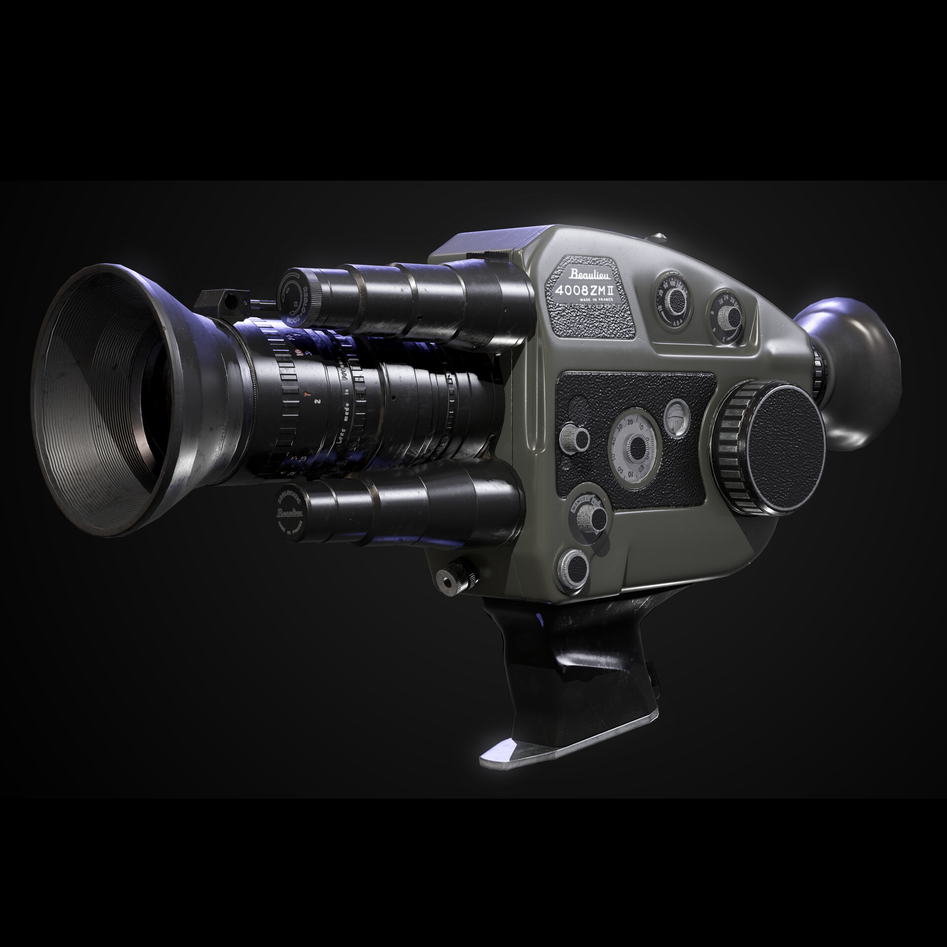 Beaulieu 4008 ZM II Super 8 camera - ArtStation