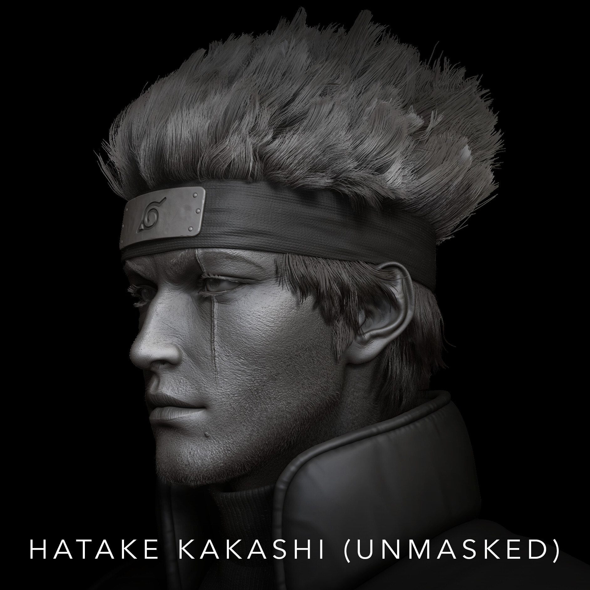 Kakashi (face reveal) by JazeArtInsta on DeviantArt