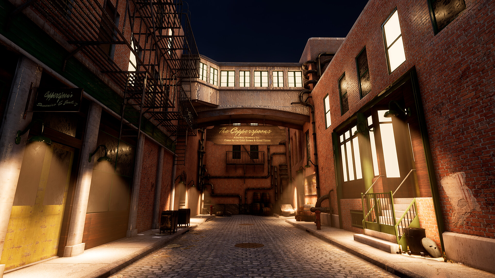 ArtStation - New York Alleyway - UE4 Real-Time Environment