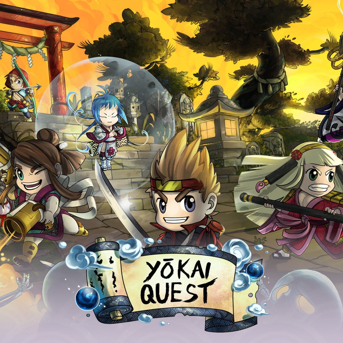 ArtStation - Yokai Quest · Boardgame