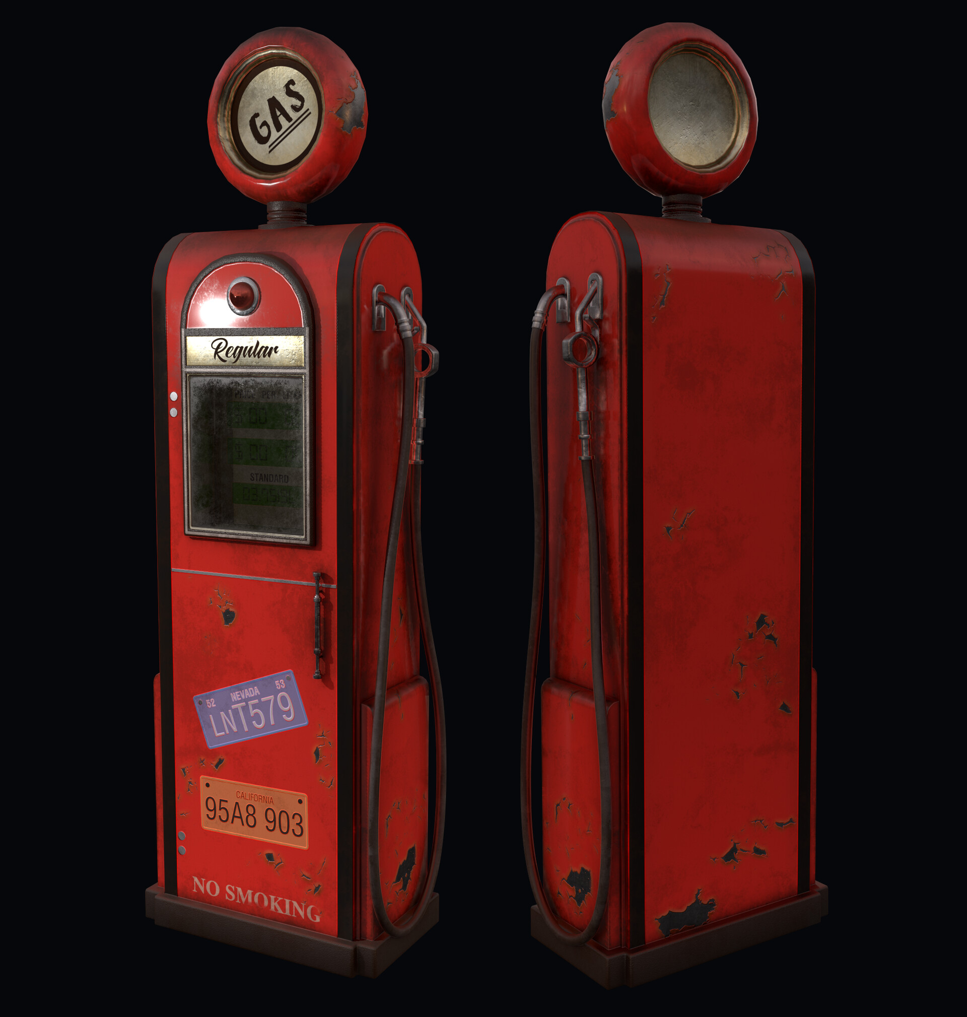 ArtStation - Vintage Fuel Dispenser