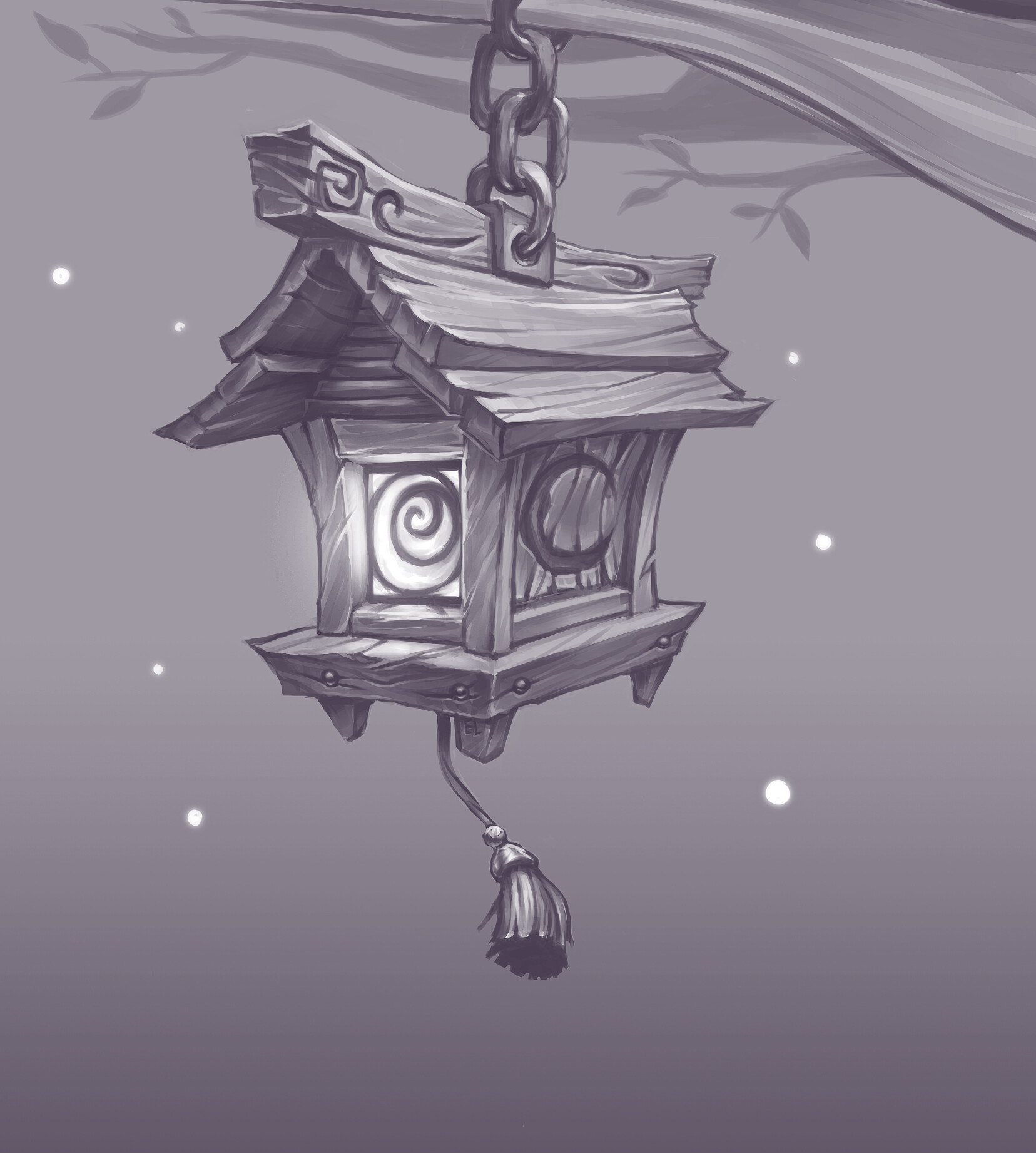 WoW Fan Concept: Night Elf Lantern