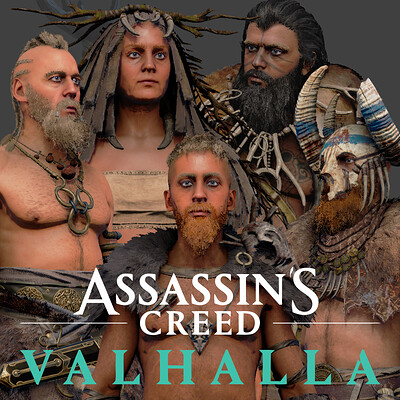 ArtStation - Assassin's Creed Valhalla - Saxon FlagBearer, Saxon Defender,  Saxon RingLeader, Viking Slayer Kits