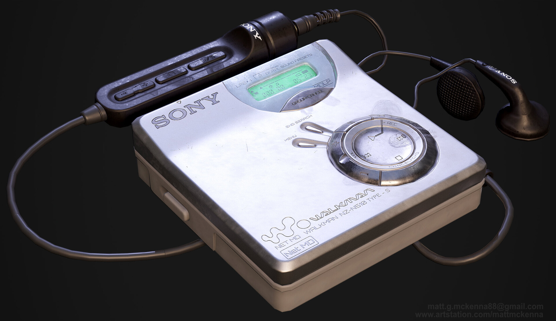 ArtStation Sony Minidisc Player