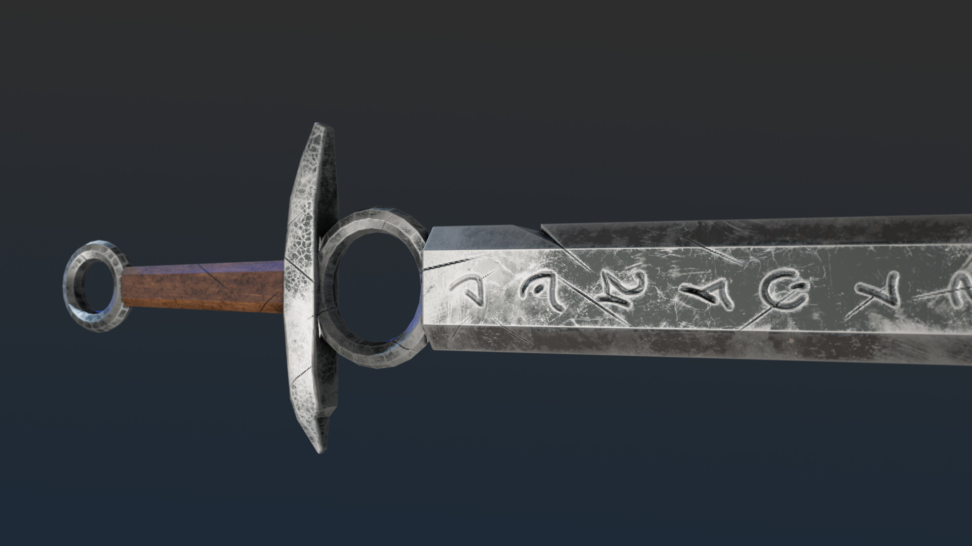 ArtStation - Blender Runic sword