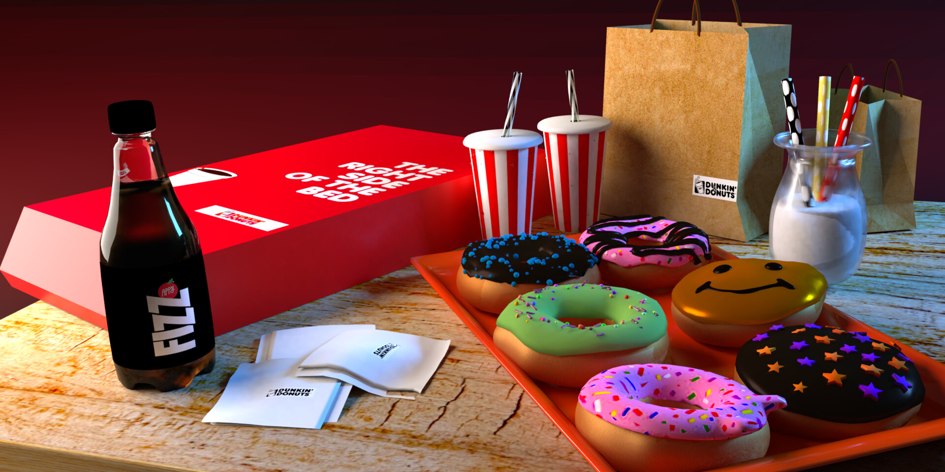 ArtStation DUNKIN DONUTS commercial