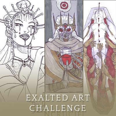 Exalted Art Challenge Collection 7 – Familiar, Mutation, etc.