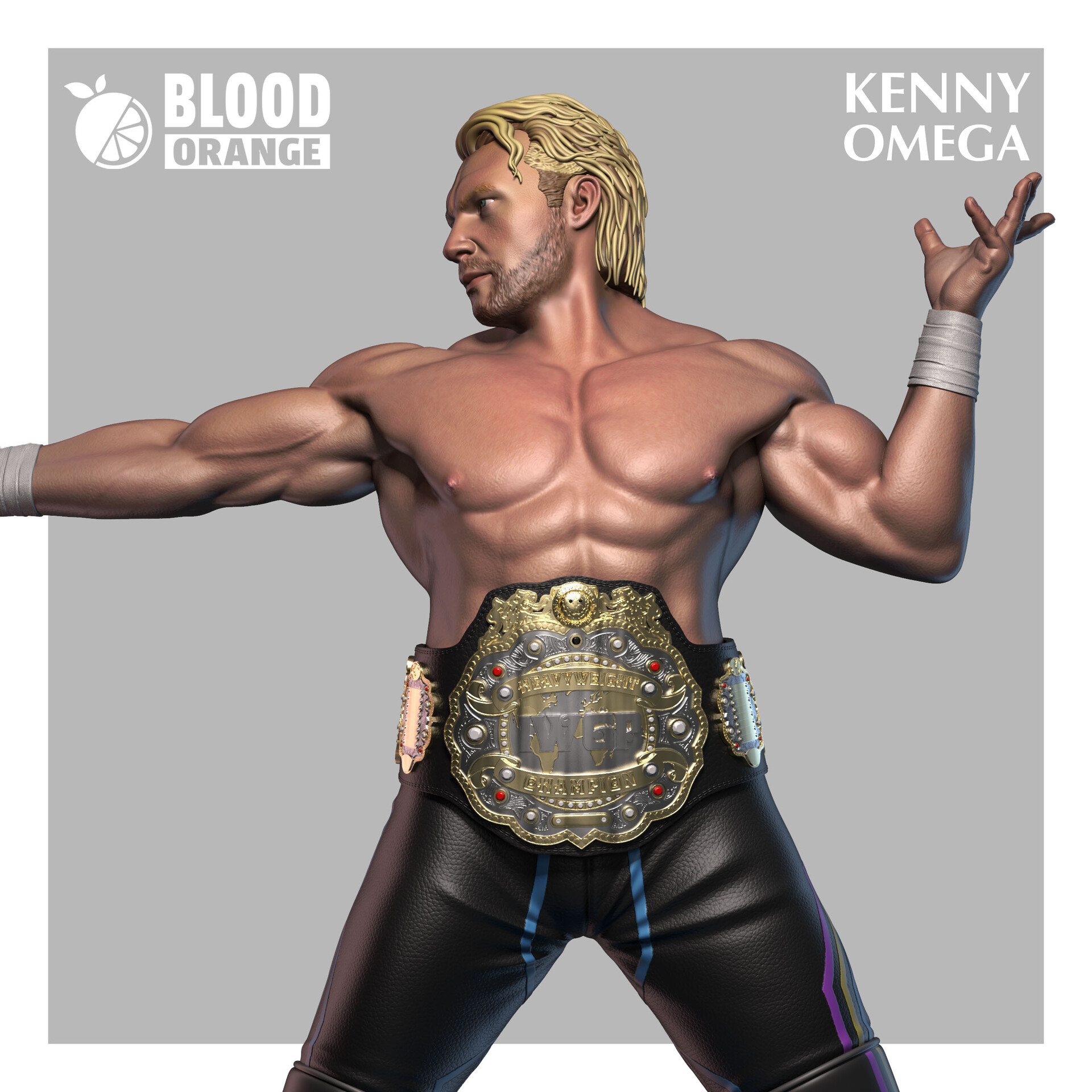 Matthew Sheridan Kenny Omega Figure IWGP Champion 2018