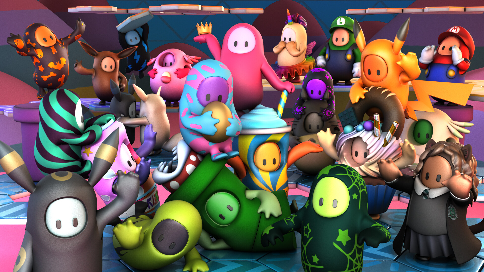 ArtStation - Fall Guys Fan Arts (Inktober 2020)