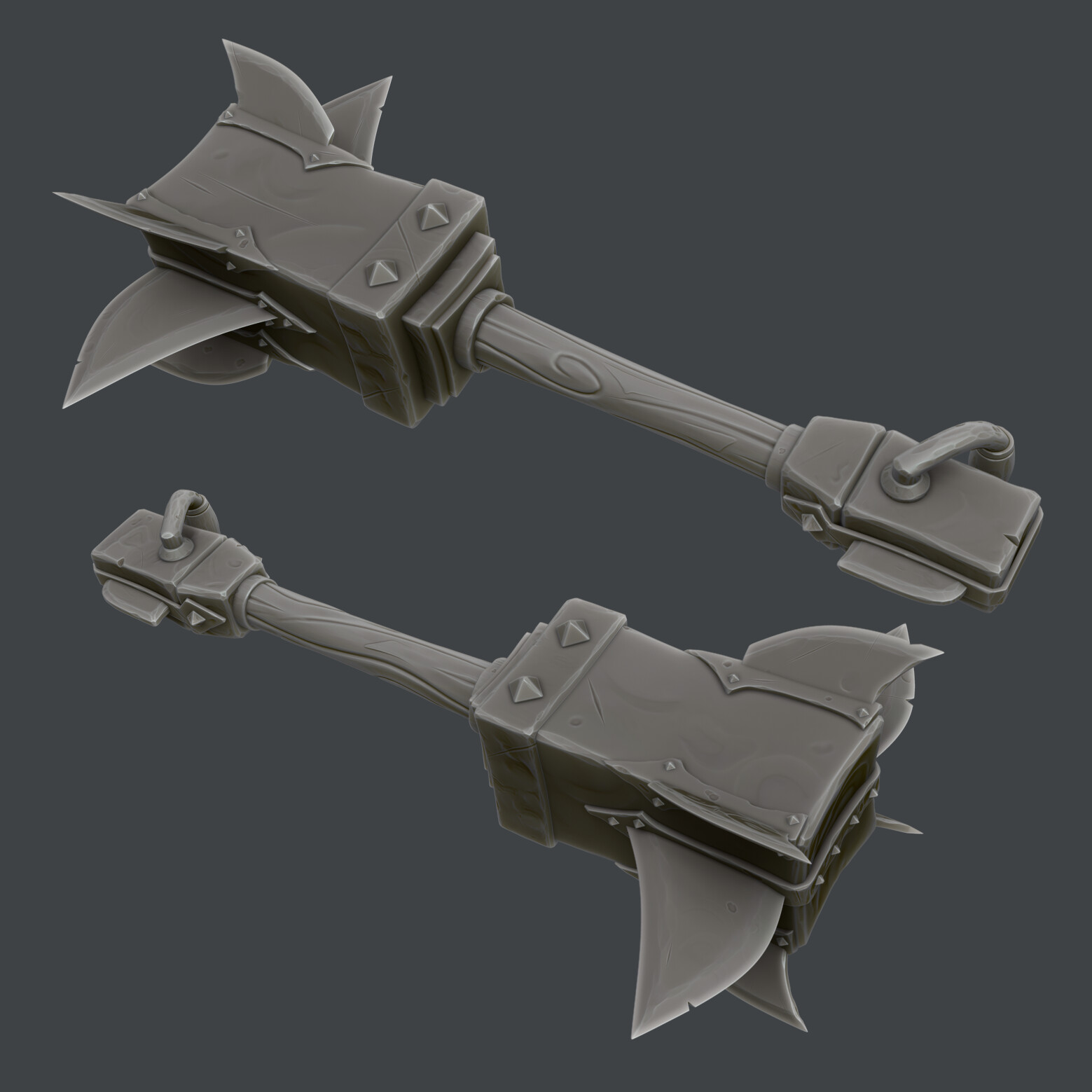 ArtStation - Stylized One Hand Mace