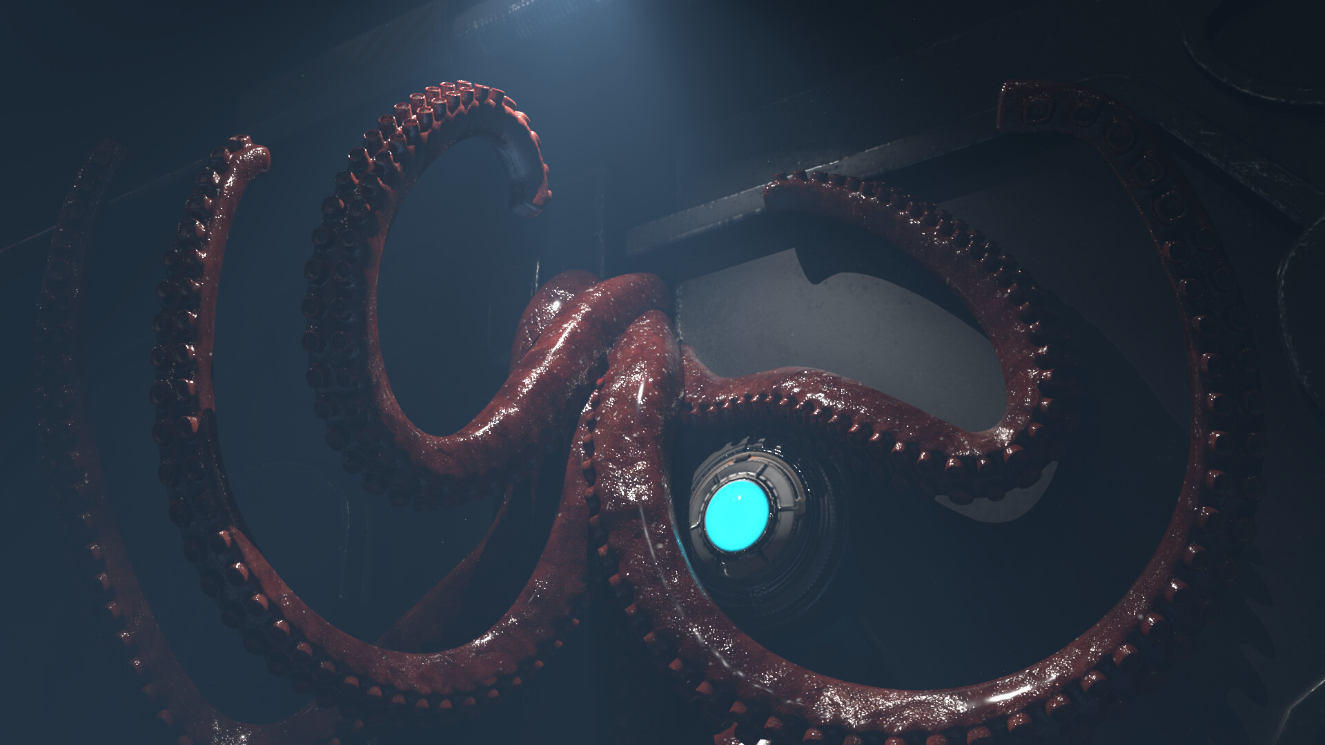 Artstation Sci Fi Tentacle Animation