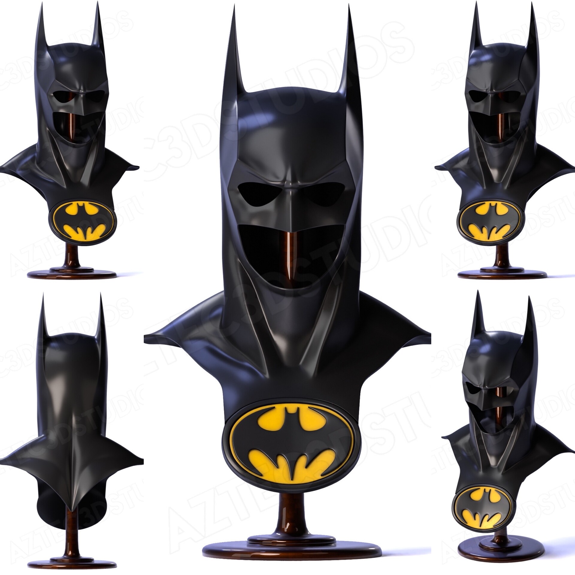 ArtStation - Batman Forever Cowl 3D Print File