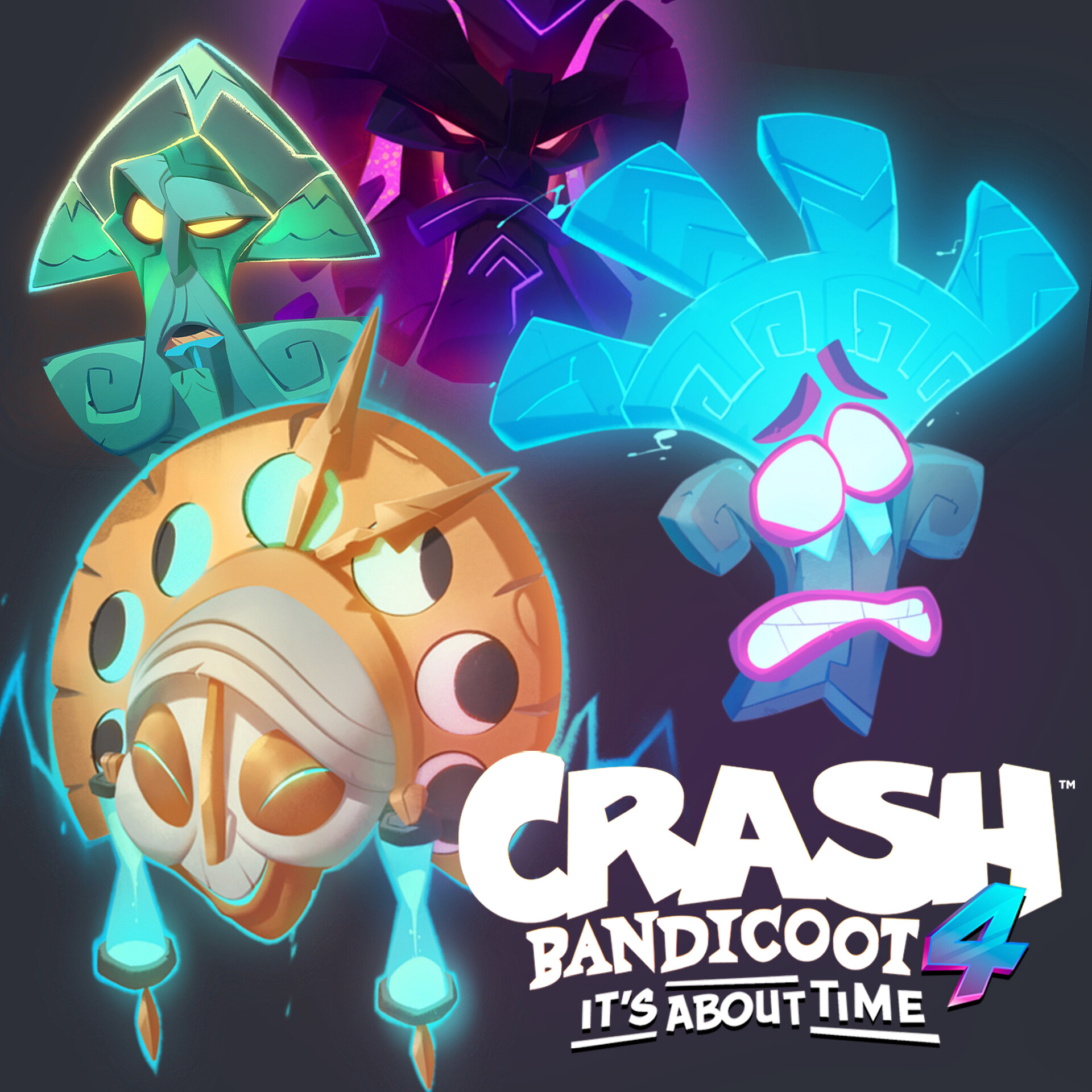 ArtStation Crash Bandicoot 4 Quantum Masks