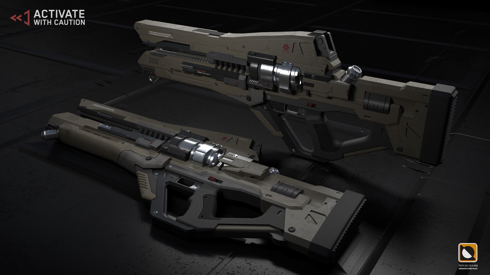 ArtStation - rifle concept