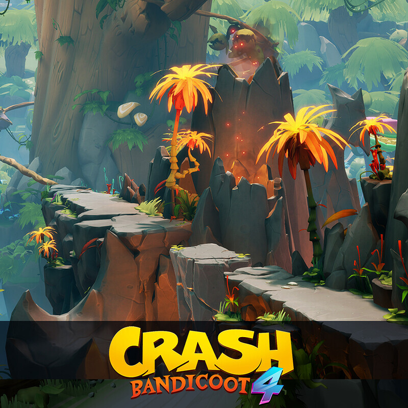 King Crash Bandicoot: On the Run! Art Blast - ArtStation Magazine