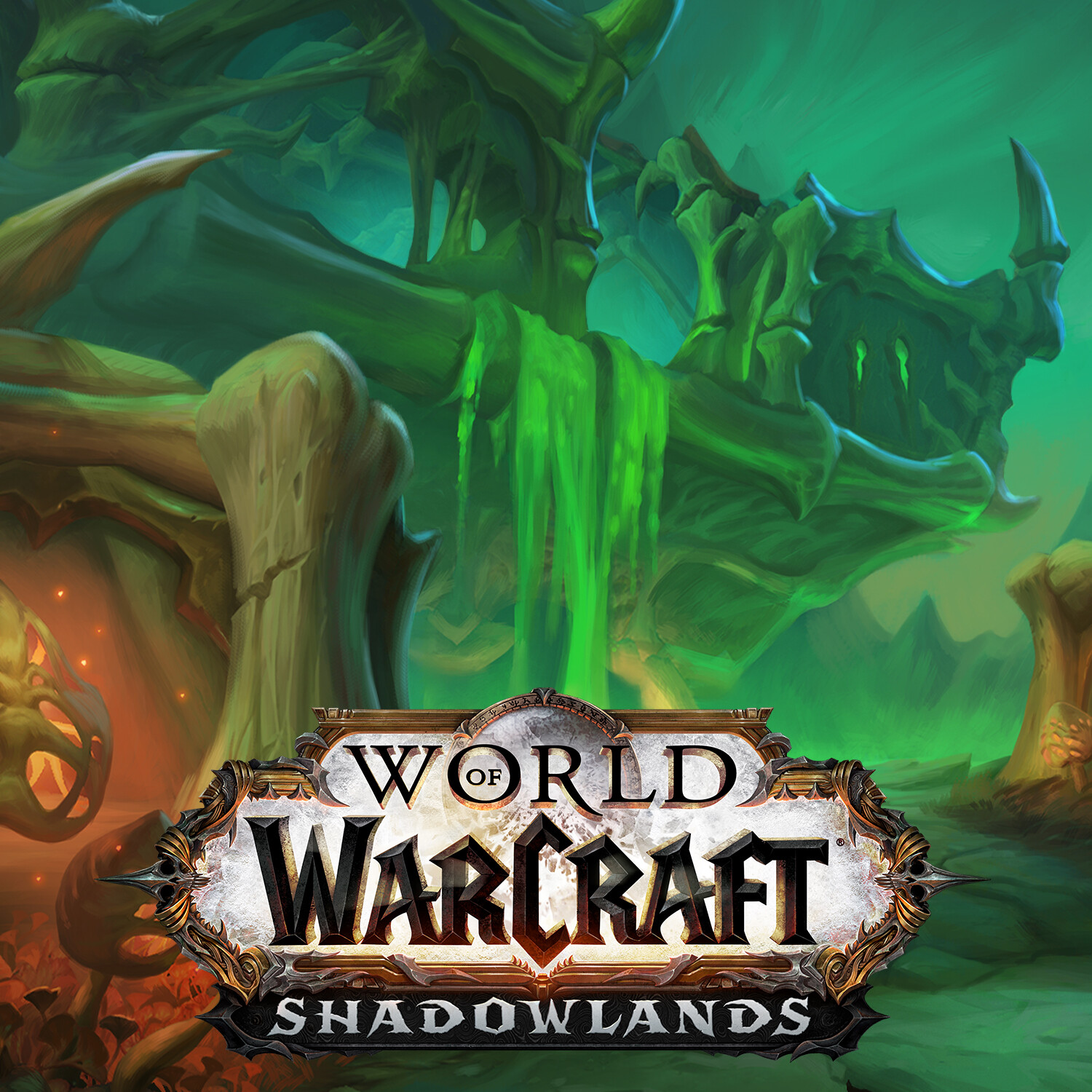 Artstation - World Of Warcraft Shadowlands - Plaguefall Loading Screen