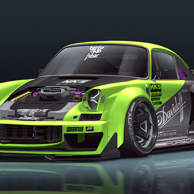Porsche RSR Davidoff HKS