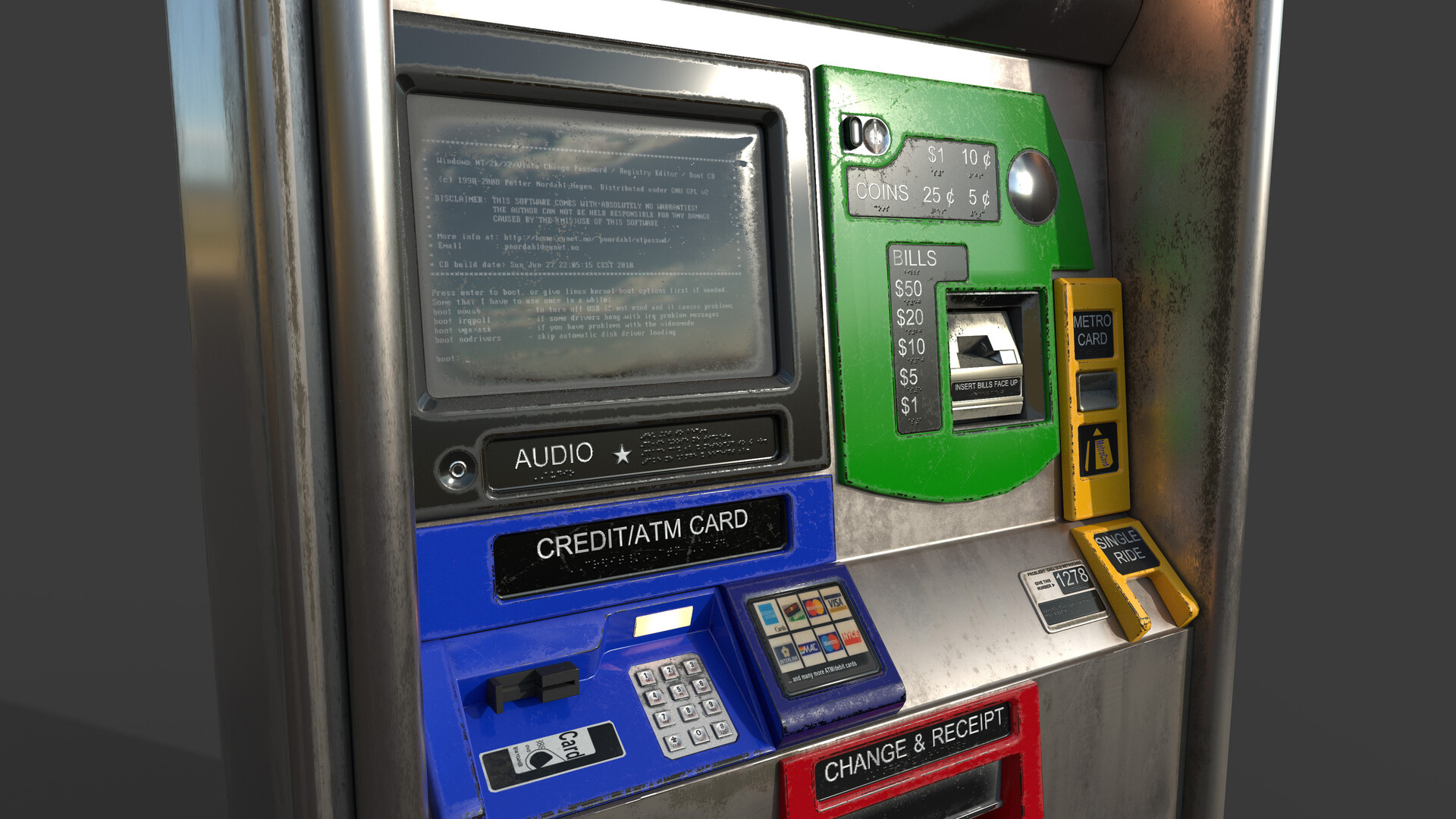 ArtStation - New York Subway Ticket Vending Machine