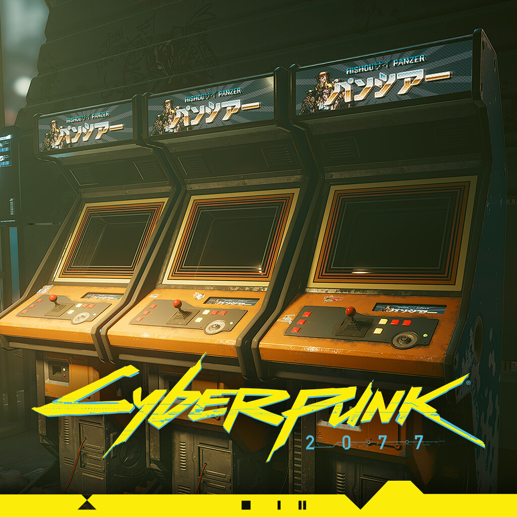 ArtStation CYBERPUNK 2077 Arcade Machine artstation-cyberpunk-2077-arcade-machine