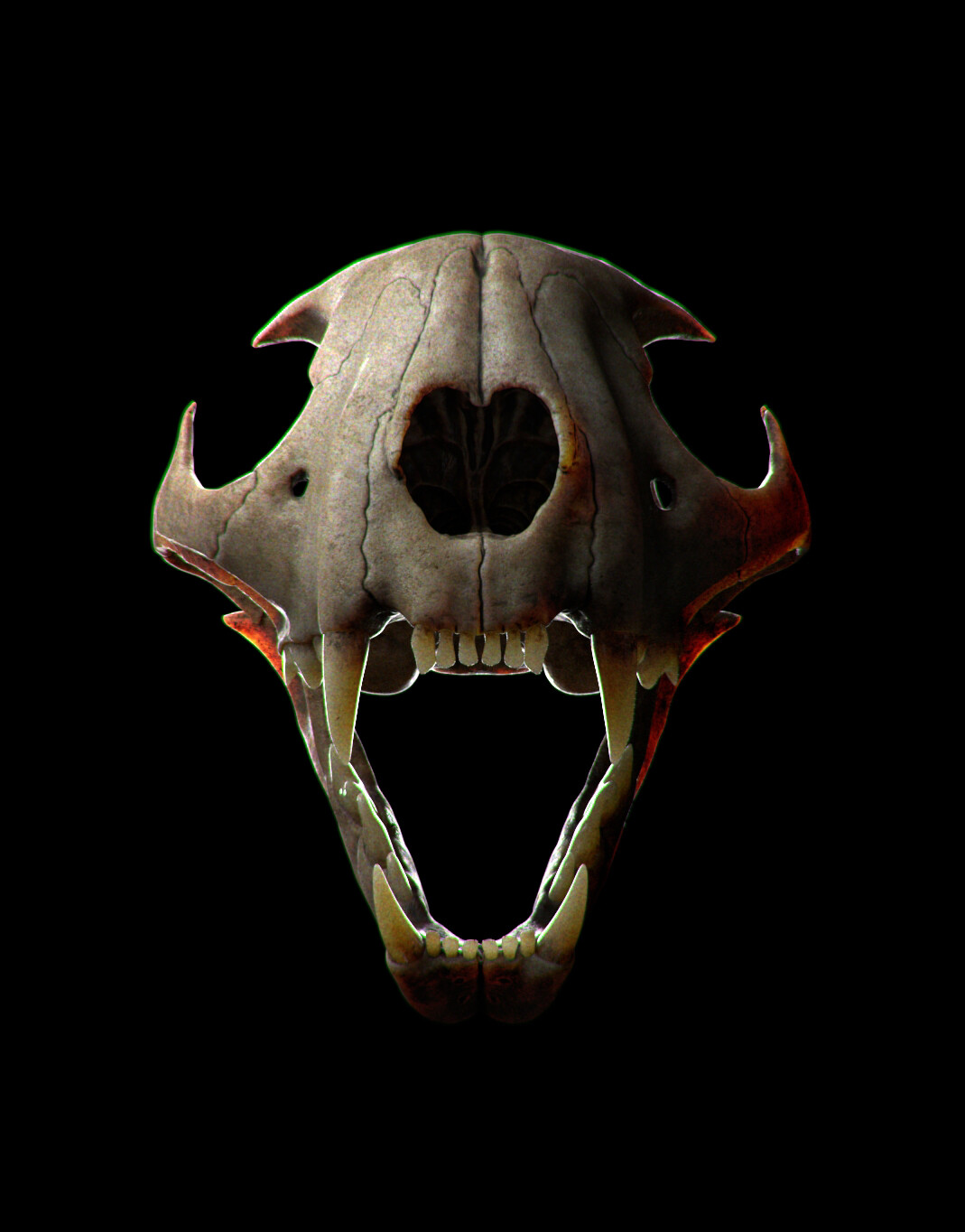 ArtStation - Cat Skull black