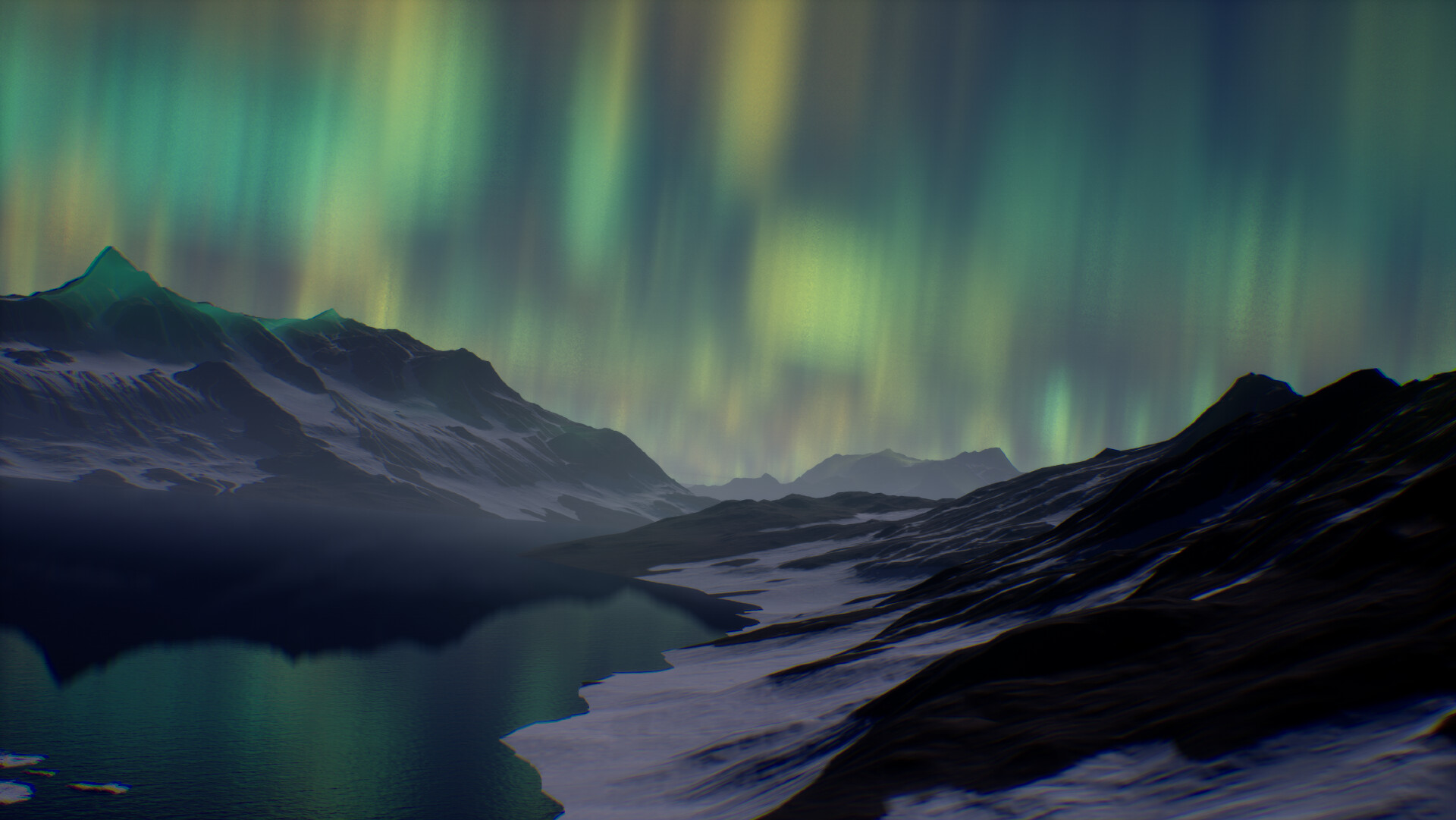 ArtStation - UE4 Aurora Shader