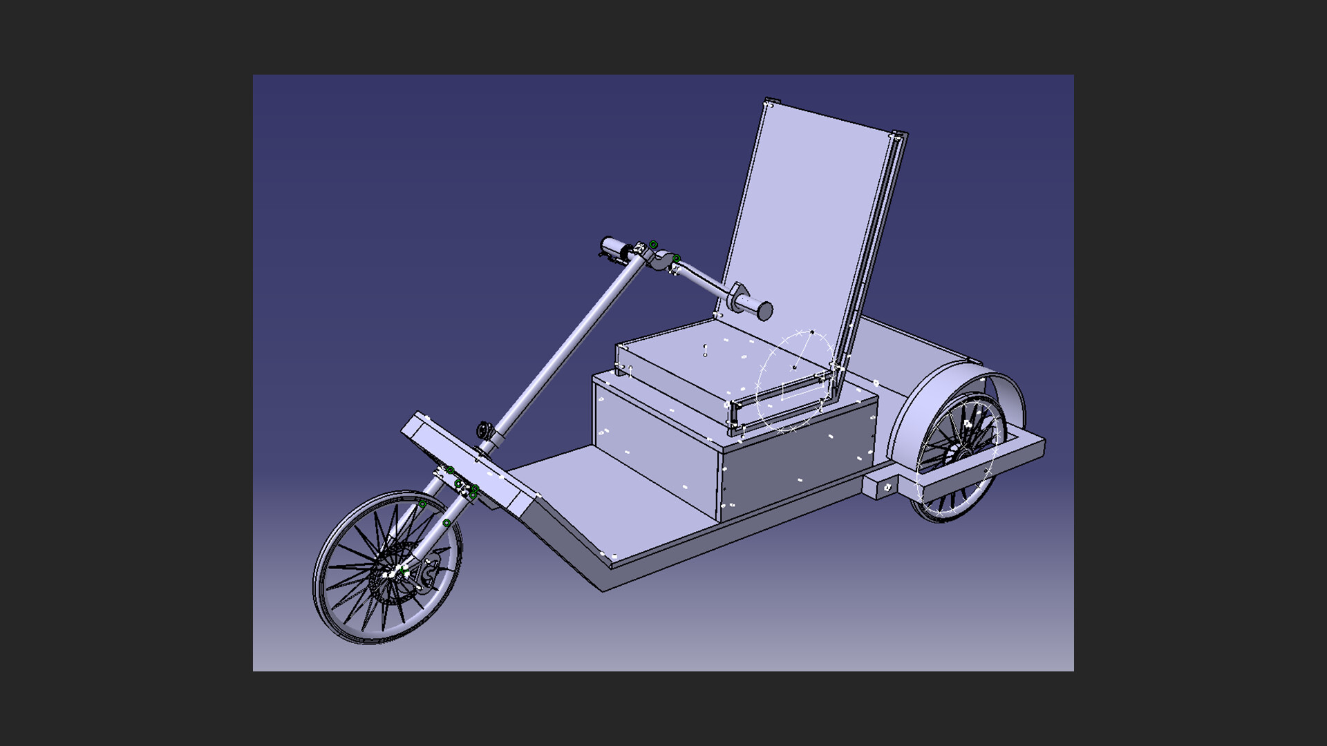 ArtStation Electric Kart For Wheelchair Users