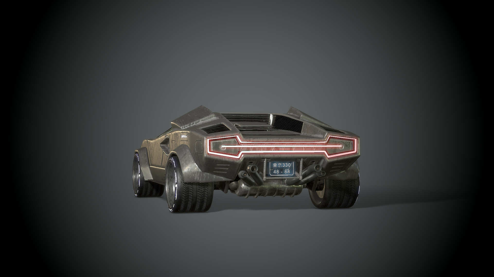 ArtStation - Cyberpunk Countach