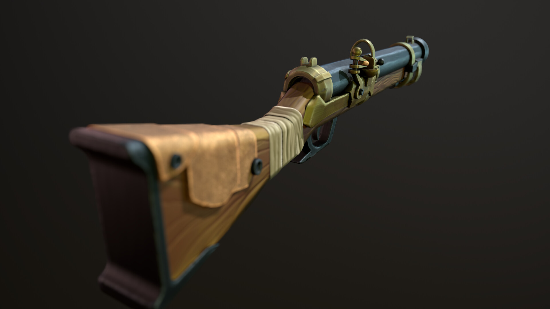 ArtStation Stylized musket ArtStation Stylized musket