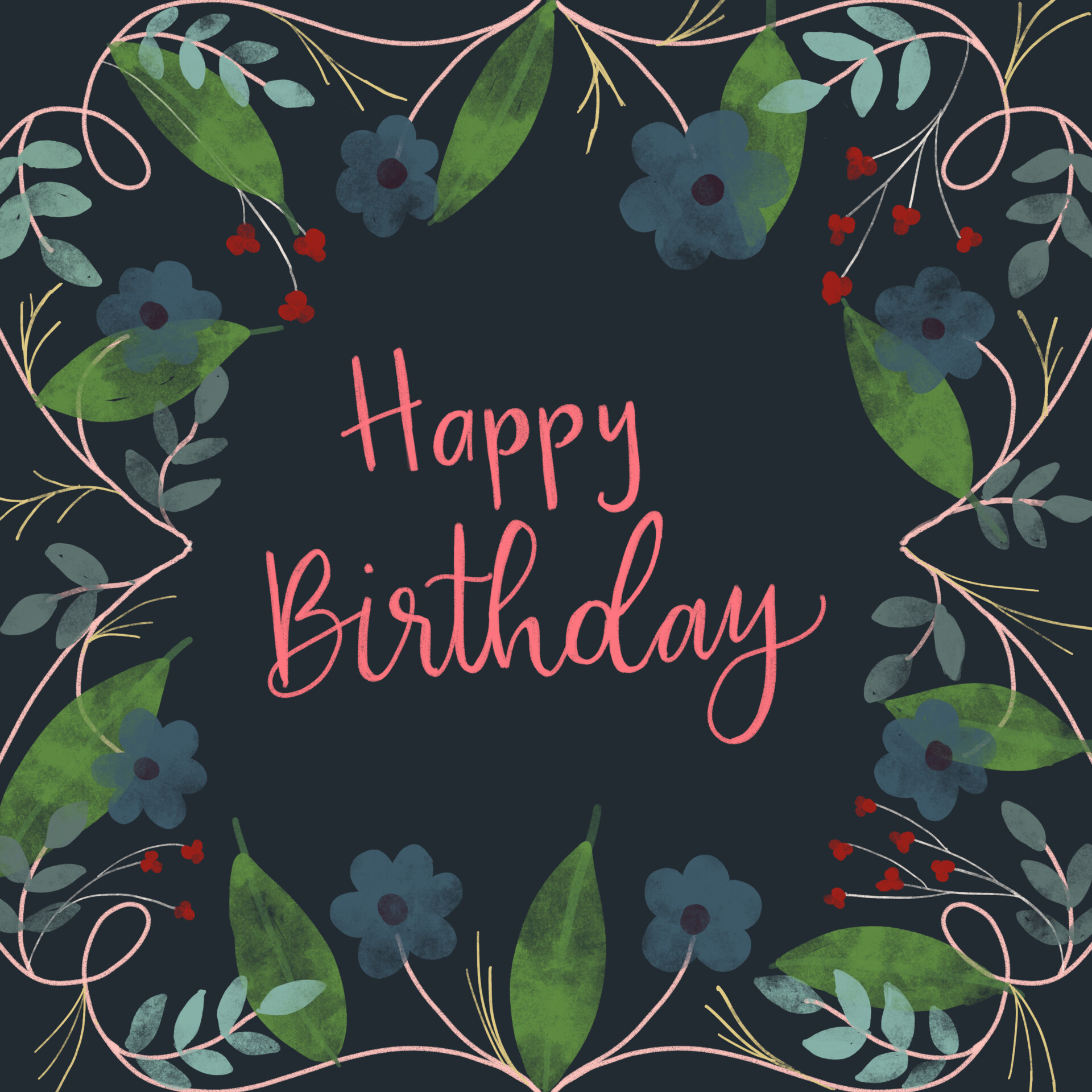 Happy Birthday GIF - ArtStation, image size:1920x1920