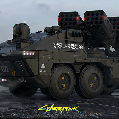 Militech Truck Concept - Cyberpunk 2077