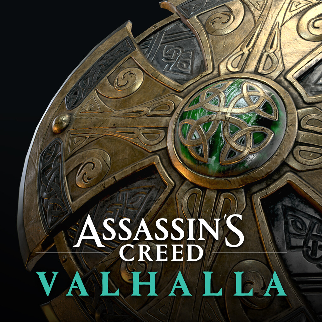 ArtStation Assassin's Creed Valhalla Weapon Celtic Cross Shield