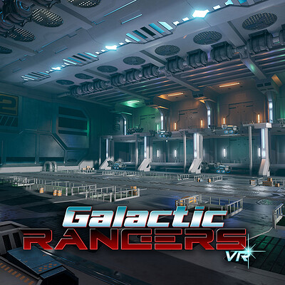 Galactic Ranngers VR - Main Hub lighting
