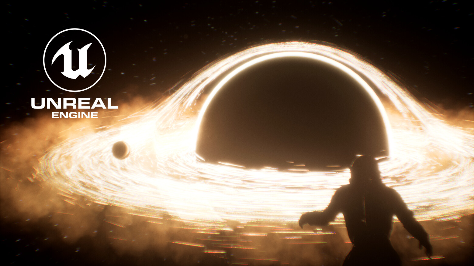 Interstellar Black Hole Inside Scene