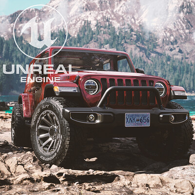 UE4 Jeep Wrangler Canadian Rockies - Automotive Realtime Rendering