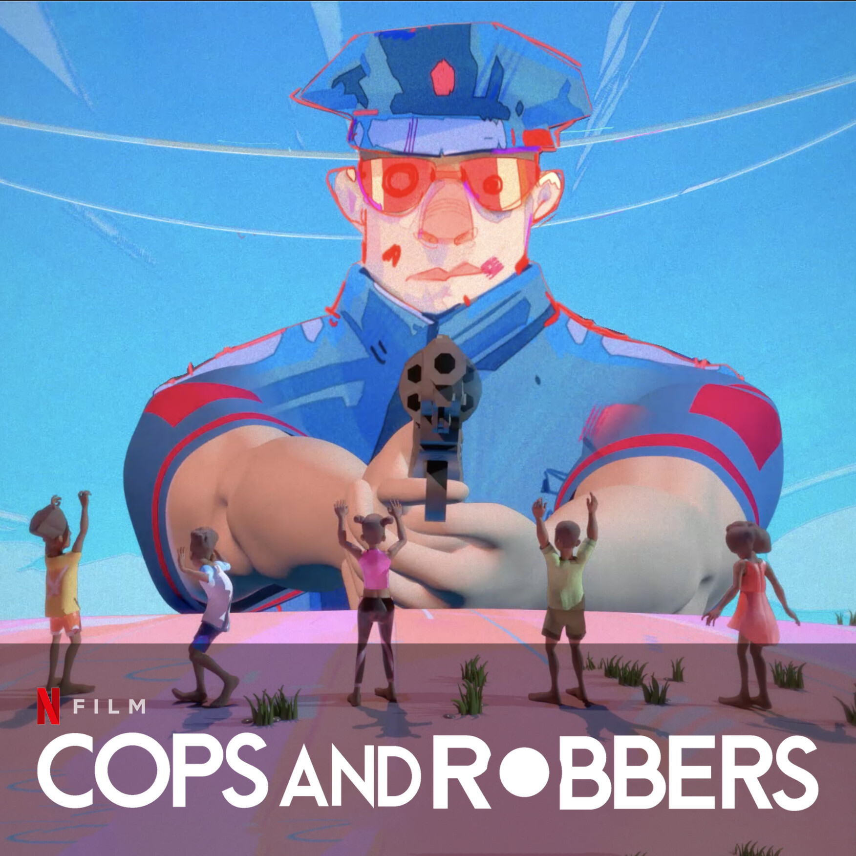 ArtStation - Cops vs Robbers Cop Girl Kay Voxel Character