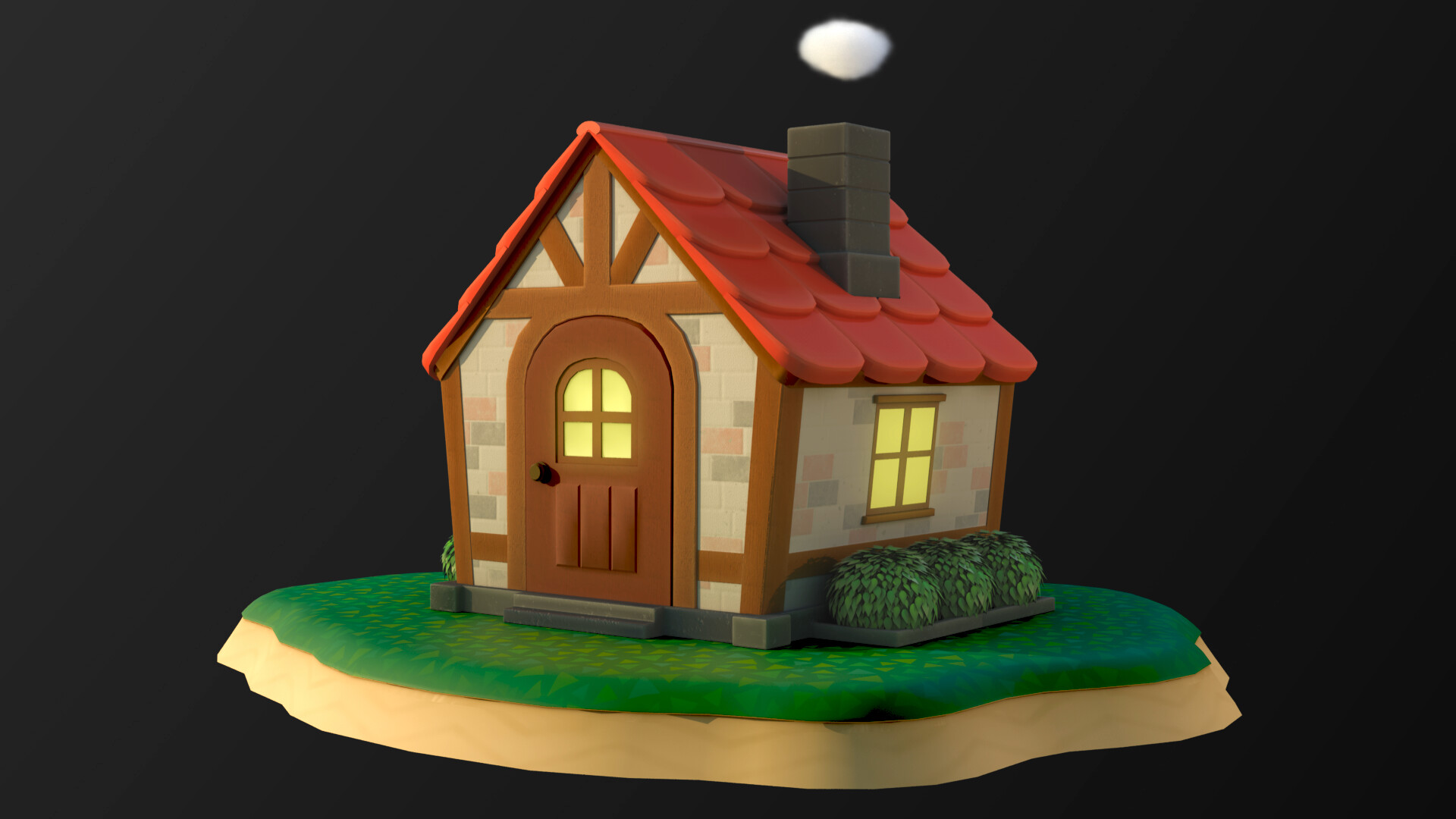 ArtStation Animal Crossing New Horizons Home Model