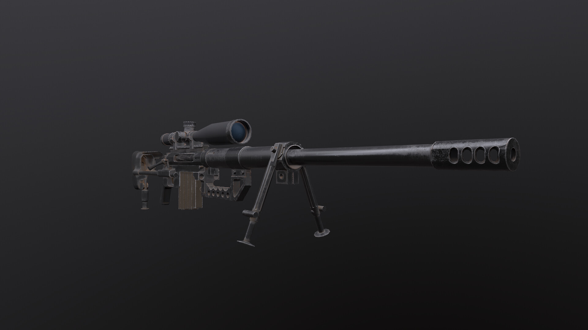 ArtStation - Sniper rifle