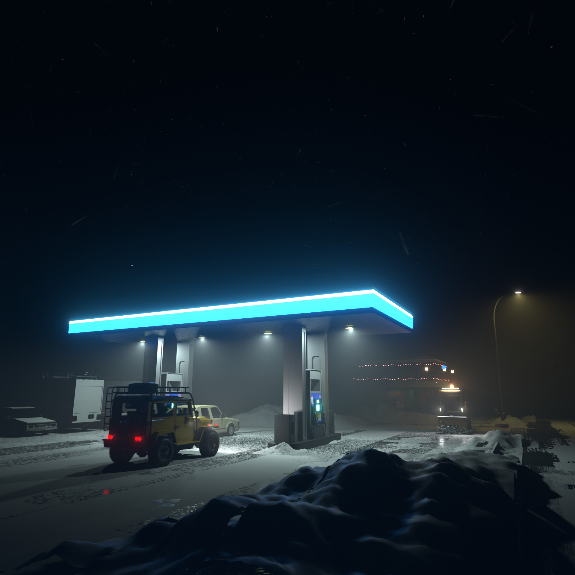 ArtStation - little gas station