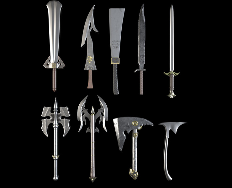 ArtStation - Sword and Axe Vol 01