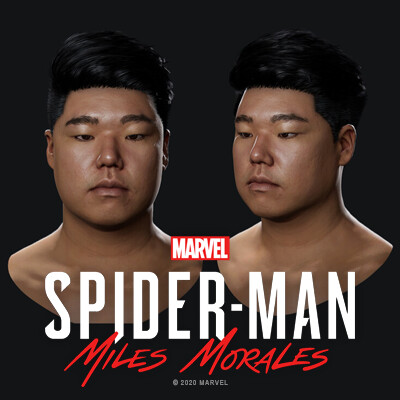 ArtStation - Spider-Man Miles Morales: Ganke Hair